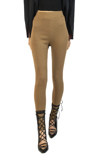 Sara Battaglia Basic Leggings In Camel