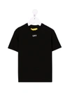 OFF-WHITE OFF STAMP TEE S/S,OBAA002F21JER001 1001 BLACK WHITE