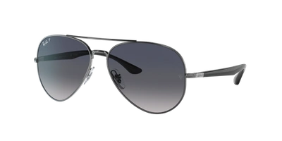 Ray Ban Ray In Polarized Blue,grey Gradient