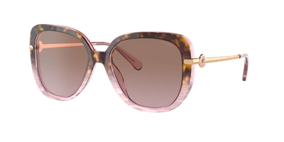 Coach Woman Sunglass Hc8320 C6180 In Pink Gradient