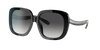Coach Woman Sunglasses Hc8323u C6185 In Light Grey Gradient Black