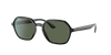 Ray Ban Rb4361 Sunglasses Black Frame Green Lenses 54-18 In Grün Klassisch B-15