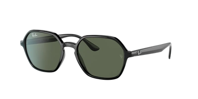 Ray Ban Rb4361 Sunglasses Black Frame Green Lenses 54-18