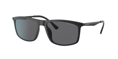 Emporio Armani Men's Polarized Sunglasses, Ea4171u 57 In Polarized Grey