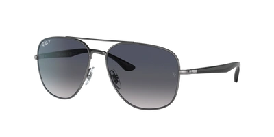 Ray Ban Ray In Polarisiert Blau,grau Verlaufstönung