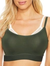 Natori Gravity Contour Underwire Coolmax Sports Bra (30c) In Ivy,warm White