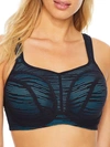 Panache Ultimate High Impact Underwire Sports Bra In Black Aqua