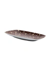 L'objet Leopard-pattern Rectangle Plate In Braun