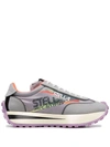 Stella Mccartney Logo-print Low-top Sneakers In Grey