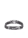 John Hardy Sterling Silver Classic Chain Reticulated Bracelet In Silber