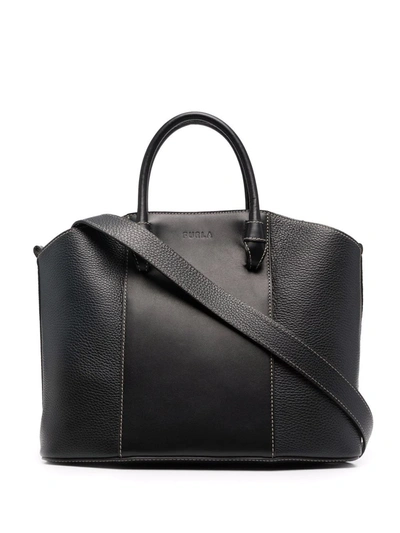 Furla Miastella Small Tote Bag In Schwarz