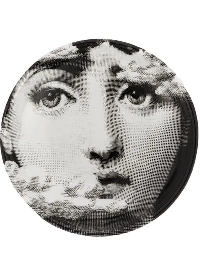 Fornasetti Printed Dish In 灰色