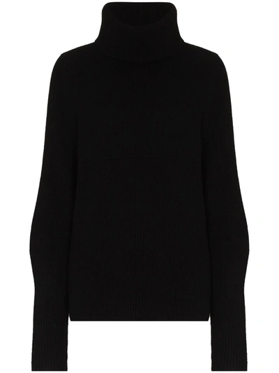 Tom Wood Agnes Detachable-neck Jumper In Schwarz