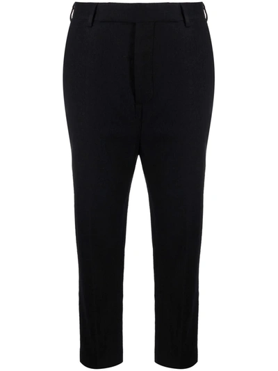 RICK OWENS CROPPED TAILORED TROUSERS