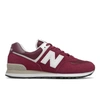 New Balance 574 Classic Sneaker In Red/white