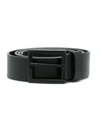 Osklen Leather Buckle Belt In Schwarz