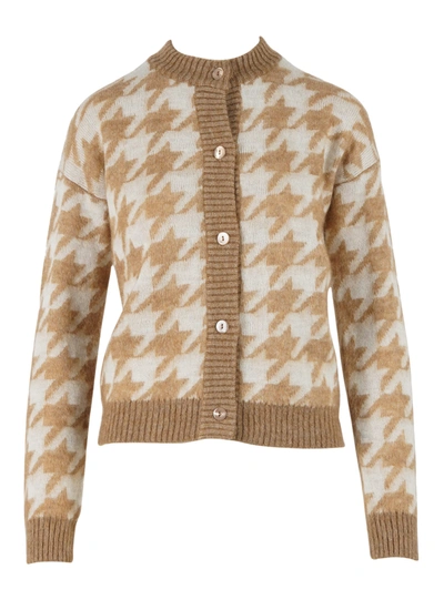 Max Mara Pera Cardigan In Camel