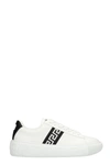 VERSACE SNEAKERS IN WHITE LEATHER,DST644D10A007752W020