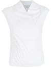 Amir Slama V-neck Blouse In Weiss