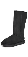 Ugg Classic Tall Ii Womens Suede Fur Lined Winter Boots In Black