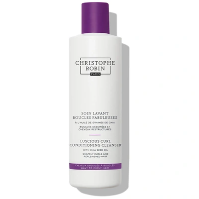 Christophe Robin Luscious Curl Conditioning Cleanser With Chia Seed Oil 250ml In N,a