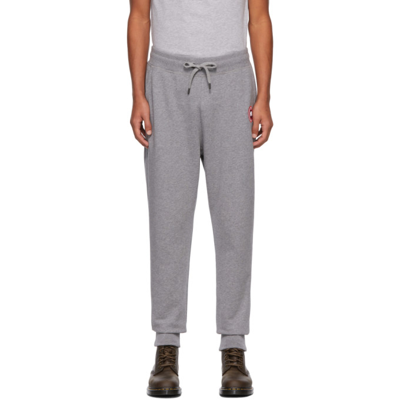 Canada Goose Huron Logo-patch Track Trousers In Stone Heather