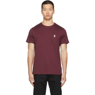 Burberry Men's Parker Tb-logo T-shirt In Red