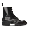 Common Projects Black Combat Lace-up Boots In 7547 Black