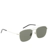Saint Laurent Sl309 Pilot-frame Sunglasses In Silver