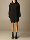 MCQ BY ALEXANDER MCQUEEN IC-0 BY MCQ SWEATSHIRT DRESS IN COTTON WITH LOGO,336171002