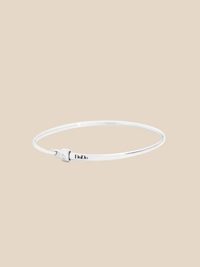 Dodo Rigid Bracelet In Silver With Silver Stopper