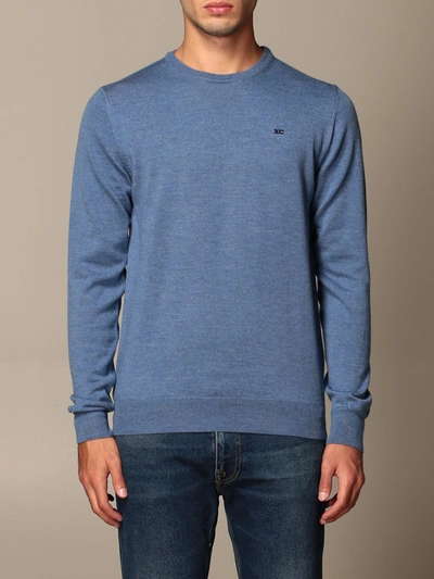 Xc Jumper  Men In Gnawed Blue