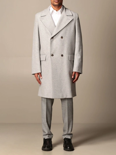 Mauro Grifoni Coat  Men In Grey