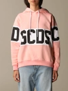 Gcds Sweatshirt  Cotton Sweatshirt With Big Logo In Pink