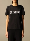 Alberta Ferretti Dreaming  Cotton Tshirt In Black