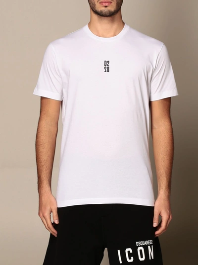 Dsquared2 Cotton T-shirt With Logo In White