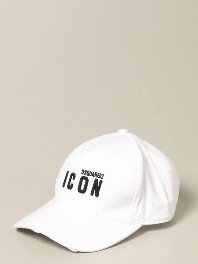 Dsquared2 Baseball Cap With Logo In White