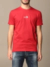 Dsquared2 Icon-print Cotton T-shirt In Red