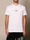 Dsquared2 Cotton Tshirt With Logo In White