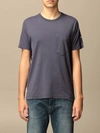 Stone Island Shadow Project Stone Island Cotton Tshirt With Back Print In Blue