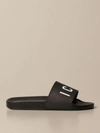 DSQUARED2 RUBBER SANDAL WITH ICON PRINT,335705002