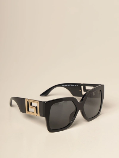 Versace Ve4402 Square-frame Acetate Sunglasses In Grey