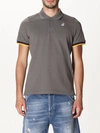 K-way Polo Shirt  Men Color Grey