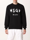 MSGM CREWNECK SWEATSHIRT WITH LOGO,B84255214