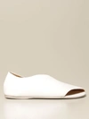 Marsèll Arsella Sandals In Dry Milled Leather In White