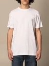 Hogan Basic Cotton T-shirt With Logo In White