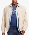Polo Ralph Lauren Mens Lightweight Windbreaker Regular Big Tall In Khaki Uniform