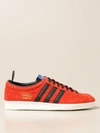 Adidas Originals Orange Suede Gazelle Sneakers In Orange