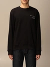 Ih Nom Uh Nit Crewneck Sweatshirt With Big Back Print In Black