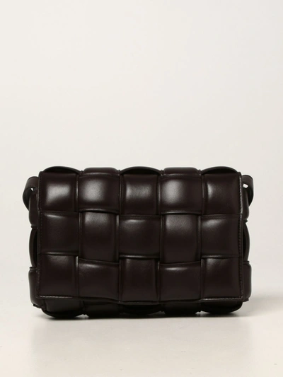 Bottega Veneta Padded Cassette  Bag In Woven Nappa In Dark